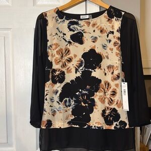 Floral DKNY top